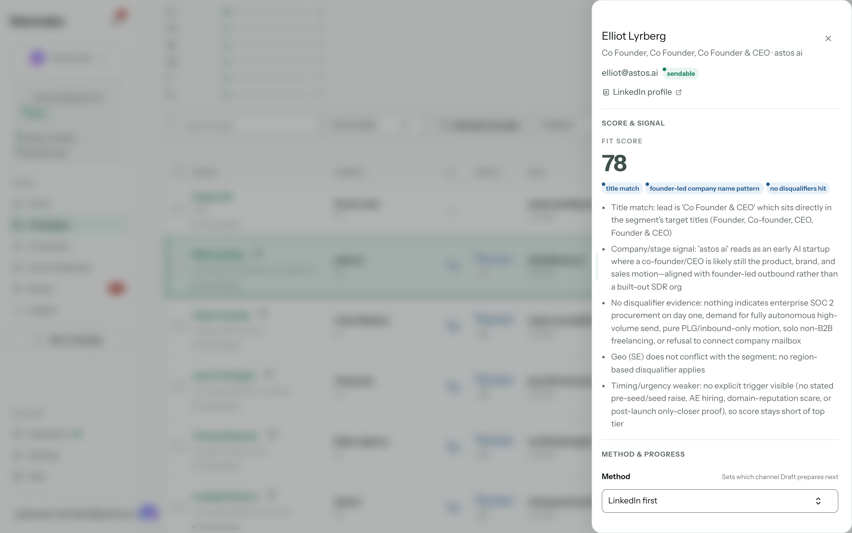 Rainmaker — The reasoning behind every score